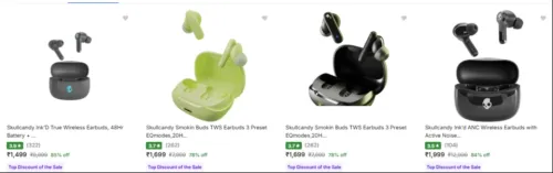 Image of Skullcandy earbuds up to 85% Discount 