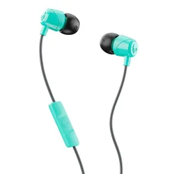 Skullcandy Jib In Ear Wired Earbuds, Microphone, Works with Bluetooth Devices and Computers -Gray Miami