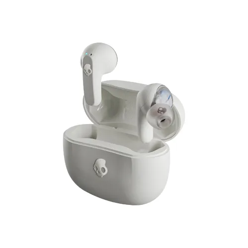 Image of Skullcandy Rail ANC Earbuds (38H Battery, Mic, Multipoint, Bone) 