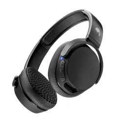 Skullcandy Riff 2 On-Ear Wireless Headphones, 34 Hr Battery, Microphone, Works with iPhone Android and Bluetooth Devices - Black