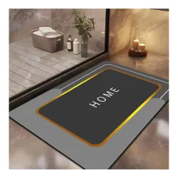 SKVM Water Absorbent mat for Bathroom Kitchen Floor Door Entrance Anti Slip Foot Skid Shower mat for Bathroom Door Kitch