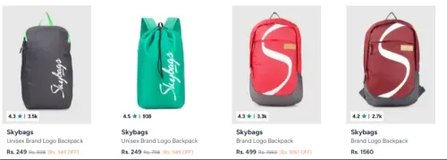 Image of SKY bag pack up to 60% Discount 