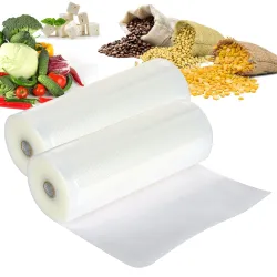 SKY FLEXI PACK Vacuum Sealer Roll, 22cm x 5 Meter, Microwavable Food Bags