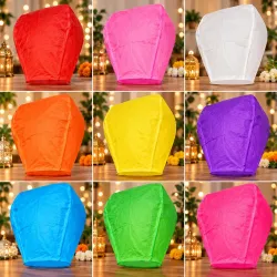 Sky Lanterns for Diwali Christmas New Year | Akash Deep, Pack 2
