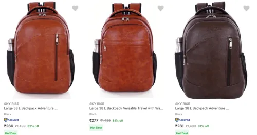 Image of Sky Rise Backpacks Upto 82% Discount