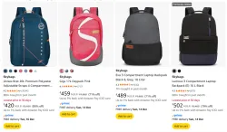 Skybags Backpacks upto 80% Discount