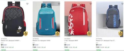 Image of Skybags Backpacks Upto 84% Discount