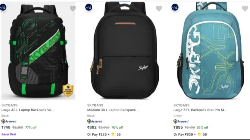 Image of SKYBAGS Bags & Backpacks at up to 75% Discount