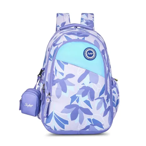 Image of Skybags Bloom 30 Litres Purple School Bag For Girls