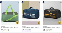 SKYBAGS Duffel Bags at minimum 77% Discount