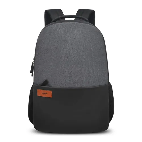 Image of Skybags Evo 3 Compartment Laptop Backpack Black & Grey, 18 Liter