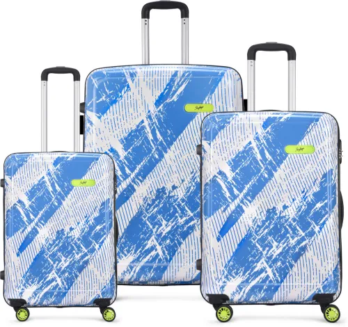 Image of SKYBAGS Hard Body Set of 3 Luggage 8 Wheels - Stroke Neo Printed Hard Side 