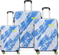 SKYBAGS Hard Body Set of 3 Luggage 8 Wheels - Stroke Neo Printed Hard Side