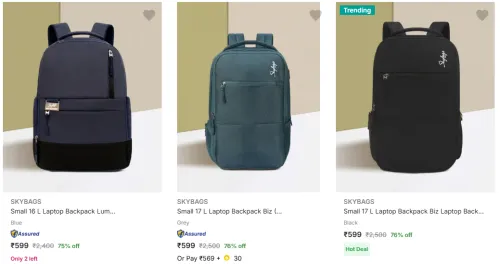 Image of Skybags Laptop Bags upto 76% Discount