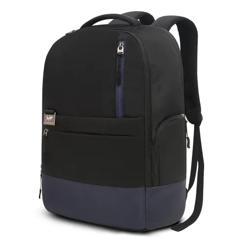Image of Skybags Lumous 3 Compartment Laptop Backpack (E) 16 L Black