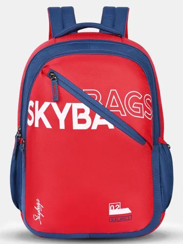 Image of Skybags Medium 23 L Backpack At-E Casual Printed School Bag For Girls And Boys (Red)