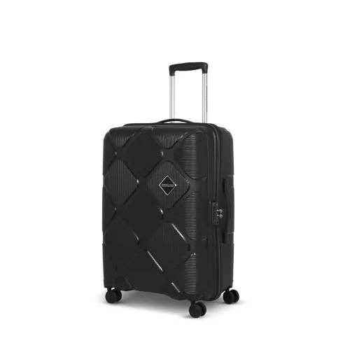 Image of Skybags Medium Stroke Size Abs Hard Luggage (67 Cm)|Printed Luggage Trolley with 8 Spinner Wheels and in-Built 