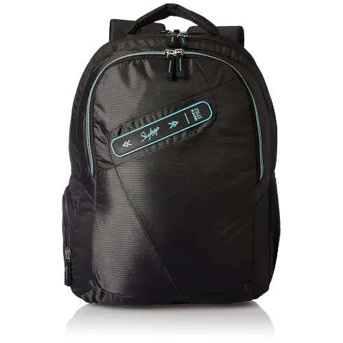 Image of Skybags Network 34L Black Polyester 3 Compartment Laptop Backpack
