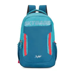 Skybags One Size Blue Shiny Jacquard 22L Standard Backpack s