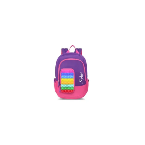 Image of Skybags Unisex Printed School Backpack For Kids (Pop It)