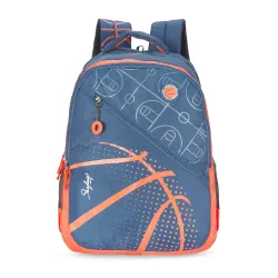 Skybags Riddle Blue Orange 46Cms Casual Backpack 