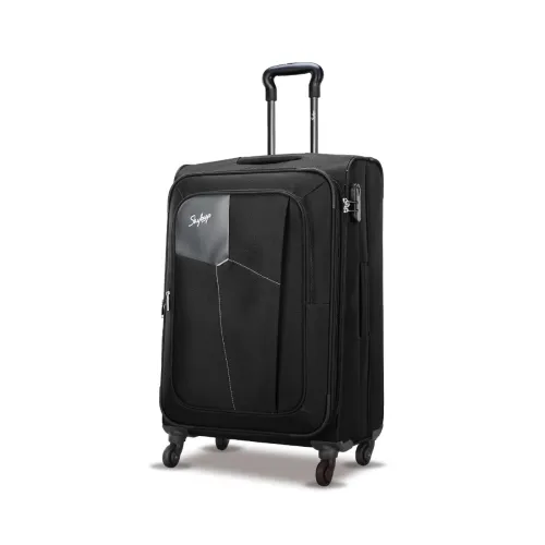 Image of Skybags Rubik Soft Case Medium Size (Check-in) Trolley Bag, Black