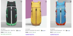 Skybags Rucksacks Starting @ ₹699