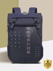 SKYBAGS Small 19 L Laptop Backpack PLUS 02 BACKPACK BLUE (Blue)