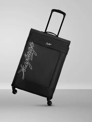 Image of SKYBAGS Small Cabin Suitcase (58 cm) 4 Wheels - Polyester Softsided 58 cm Cabin Stylish Luggage Trolley with 4 Wheels |U
