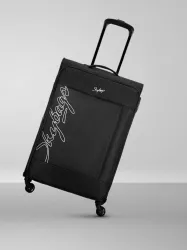 SKYBAGS Small Cabin Suitcase (58 cm) 4 Wheels - Polyester Softsided 58 cm Cabin Stylish Luggage Trolley with 4 Wheels |U