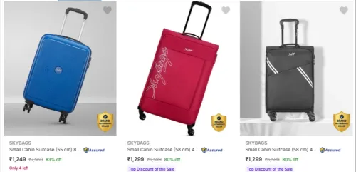 Image of Skybags Small Suitcase Starting @₹1249 
