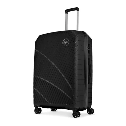 Image of Skybags Streax | Check-in Trolley Bag, 76 Cm, Large Hardside Luggage | 8 Wheels, Combination Lock