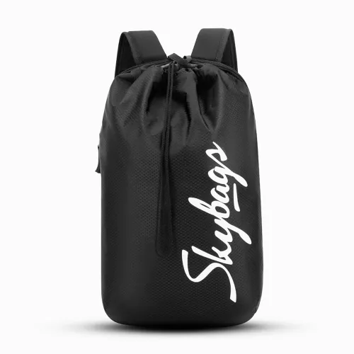 Image of Skybags String 15L Casual Daypack Backpack with Drawstring Compartment - Black