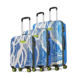 Skybags Stroke Set of 3 Printed Hard Case Trolley Bags