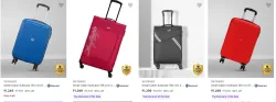 skybags suitcase small size from ₹1249 (Minimum 80% Off)