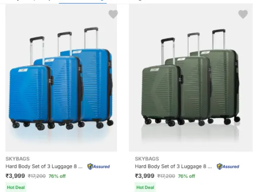 Image of Skybags Suitcases (Set of 3) @ Starting ₹3999