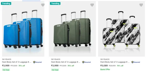 Image of SKYBAGS Suitcases starting @ ₹3999
