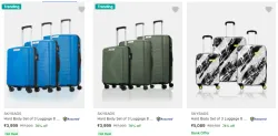 SKYBAGS Suitcases starting @ ₹3999