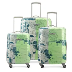 Skybags Trooper Set of 3 (Cabin + Medium+Large) Hard Luggage (55+65+75 cm) | Polypropylene Luggage Trolley with 8 Spinne