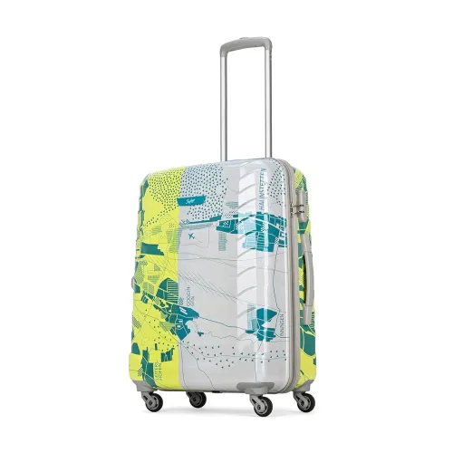 Image of Skybags Trooper Medium ABS Hard Luggage (65cm, Lime Green)