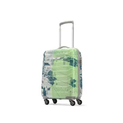 Skybags Trooper Printed Cabin Size Hard Case Trolley Bag, Green