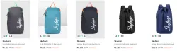 Skybags Unisex Klik Brand Backpack Starting Price At @ ₹215