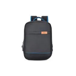 Skybags Polyester Solid Valor 02 2 Compartment Laptop Backpack Black 20 L