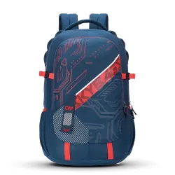 Skybags Vesper 40L Laptop Backpack with Rain Cover - Navy Blue