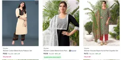 Skylee Womens Ethnic Sets upto 88% Discount
