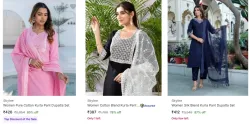 Skylee Womens Kurta Set Starting @ ₹387