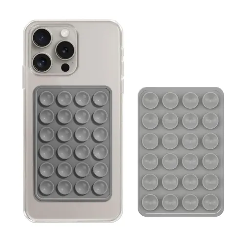 Image of skysia® Suction Phone Case – Anti-Slip Silicone Sticky Mount Pad for Hands-Free