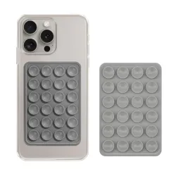 skysia® Suction Phone Case – Anti-Slip Silicone Sticky Mount Pad for Hands-Free