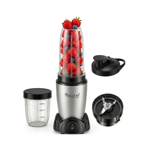 Image of SKYSTAR Blendo 2 Jar Bullet Nutri 750 W Juicer Mixer Grinder For Smoothies, Juice and Protein Shake (2 Jar Blender Nutri