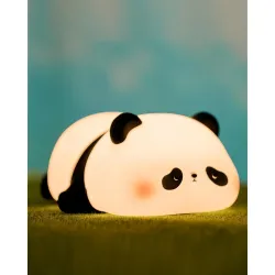 SKYTONE Cute Panda Night Light for Kids,Nursery Silicone Night Light,7-Color Changing LED Lamp,Room Decor, Gifts for Toddler Children Teenage Girls Valentine's Day